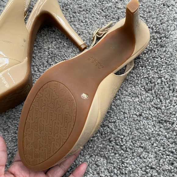 Platform beige sandals - Picture 5 of 6